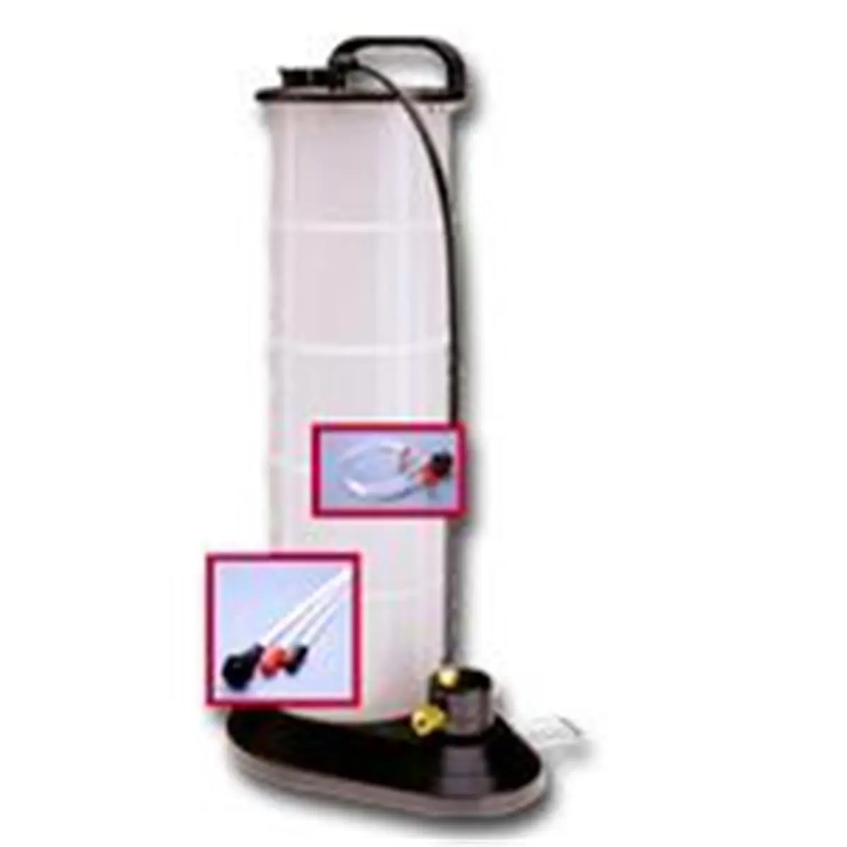 Mityvac MIT7300 Air-Operated Fluid Evacuator, 2.3 Gal Universal Fit Automotive Tool with Auto Shut-Off, 2 Rigid Dipstick Tubes for Vehicle Fluid Removal, Automotive Tools