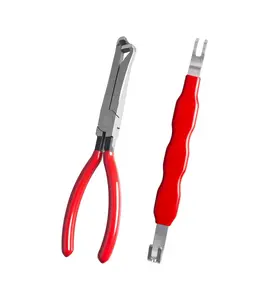 2 PCS Electrical Disconnect Pliers for Cars, Straight Automotive Electrical Connector Pliers and Electrical Connector Separator Tool