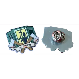 Official Lizzie Borden House Button Collectible Pin