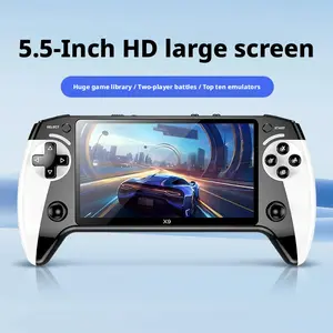 X9 handheld game console 5.5inch large-screen arcade with 8 major simulators, retro X9 handheld nostalgic game console