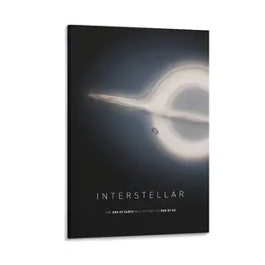 Interstellar Movie Poster Poster Canvas Wall Art For Bedroom Decor Bar Office Room Decor Gift
