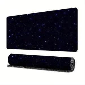 Starry Sky Pattern Mouse Pad, 1 Count Rectangular Gaming Mouse Pad, Durable Stitched Edge Non-slip Rubber Mouse Pad, Desktop Accessories for Office Home