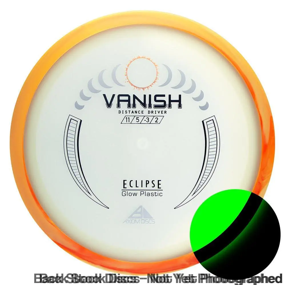 Axiom Eclipse Glow 2.0 Vanish Distance Driver (Stock Stamp) [Back Stock Inventory - Disc and Stamp Color WILL VARY]