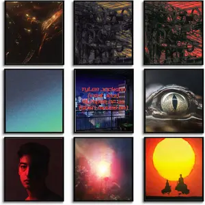 Joji Poster 2D modern wall art, suitable for bedrooms/living rooms, vibrant colors, high-definition patterns, canvas printing, 12x16 inches/30x40 cm, ideal for home/office décor.