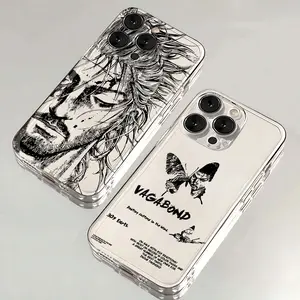 Vagabond Anime New Phone Case For iPhone 17 17Air 16 15 14 13 12 11 Pro Max X XSMax Plus Transparent Cover Christmas gift