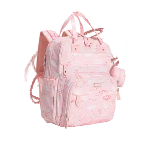 Babbleroo The Original Diaper Bag | Multi-Functional Waterproof Travel Tote with Changing Pad, Stroller Straps & Pacifier Case Lightweight Mommy Bag