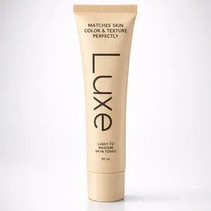 Luxe Color Changing Foundation for Women – Instantly Adapts to Your Skin Tone – Buildable Light-to-Medium, Medium Dark-to-Dark, Coverage – 12-Hour Wear – Natural Dewy Finish