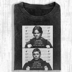 Supernatural T-Shirt, Winchester Brothers Shirt, Dean and Sam Graphic Tee, Castiel Fan Gift, Demon Hunter Shirt, 90s Vintage TV Shirt, Unisex Supernatural Merch