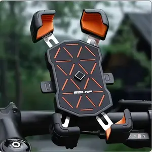 Universal Bike Phone Holder, Bicycle Handlebar Phone Mount, Portable Bike Phone Holder for 4.5-7.2 Inch Screens, Bike Accessories