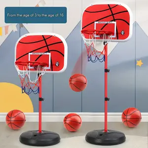 Adjustable Basketball Hoop for Kids, Indoor Sports Toy, Outdoor Backyard Game, Mini Basketball Stand, Student Sports Toy, Portable Basketball Goal, Holiday Gift