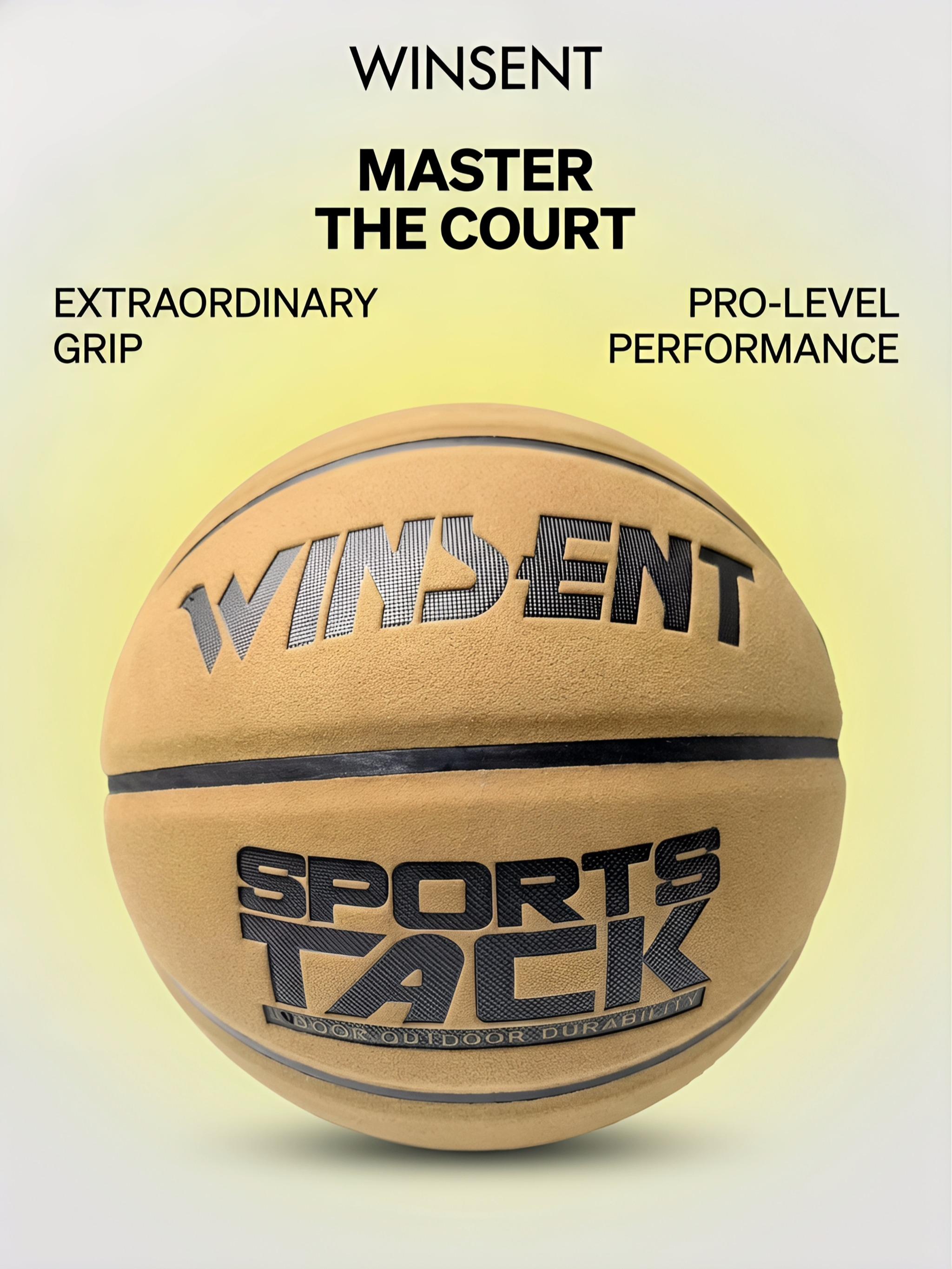 Premium Suede Basketball , Sweat-Absorbent Non-Slip, Pro-Level Performance for Training & Games
