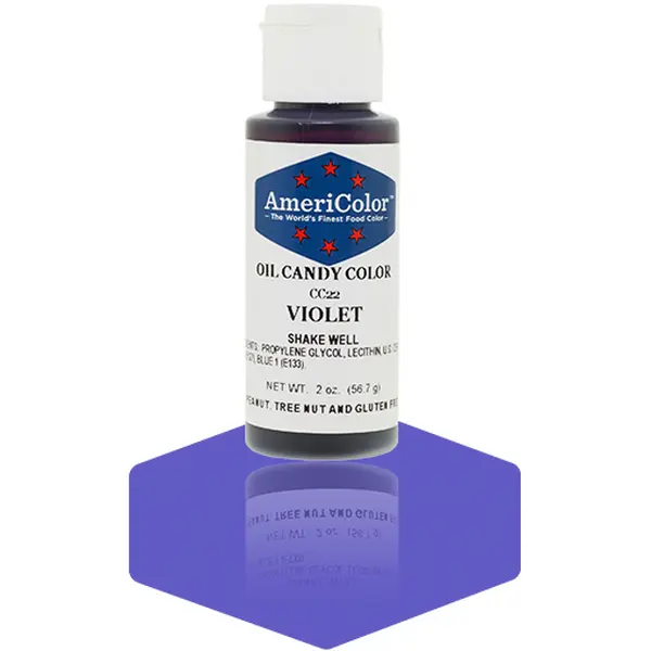 AmeriColor, Violet, 2 Ounce, Candy Color Oil Food Color