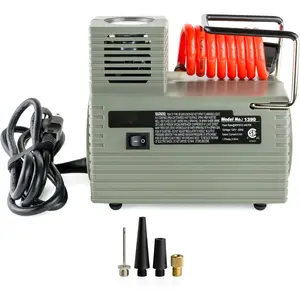 Electric Ball Inflator Pump with Pressure Gauge – Powerful 1/8 HP Oil-Less Compressor, Inflates Balls, Exercise Balls, Tires, Pool Floats, Air Mattresses, and More