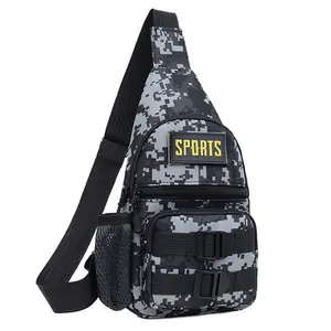 Nylon Fabric Men'S Cross-body Sling Bag Chest Bag Shoulder Bag