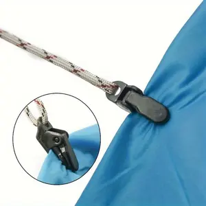 10pcs Heavy-Duty Alligator Clips - Adjustable Buckles for Secure Fastening, Reliable Hold for Tents and Tarps, Perfect for Camping, Hiking, and Backpacking Trips