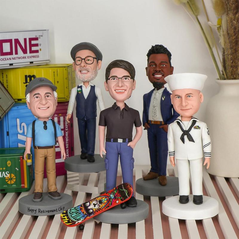 Hand-Made Personalized Figurine - Shimmering Custom Art from Photo - Unique Memorial Christmas Gift - Custom 3D Collectible 6/8/10inch