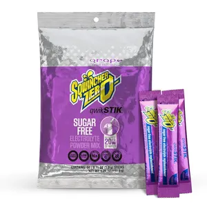 Sugar-Free Electrolyte Hydration Packets in Grape Flavor, Low Calorie Low Sodium Drink Mix for Quick Hydration and Energy, Convenient 50-Pack for Workouts Travel and Daily Wellness
