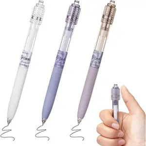 Fidget Spinning Gel Pens 3 count,   0.5mm Black Ink Pens, Quick Dry Fine Point Smooth Writing Ballpoint Pen, for Journaling Note Taking Office School Supplies Morandi