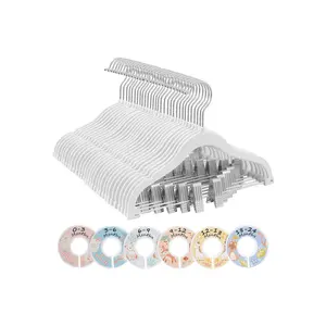 30 Packs Baby Hangers with Clips