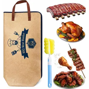 21-Inch BBQ Blanket for Resting Meat | Heavy Duty Insulated  Bag with Wide Mouth |  BBQ Accessories for Meat, Turkey | Meat Warmer &  for Men, Grilling &