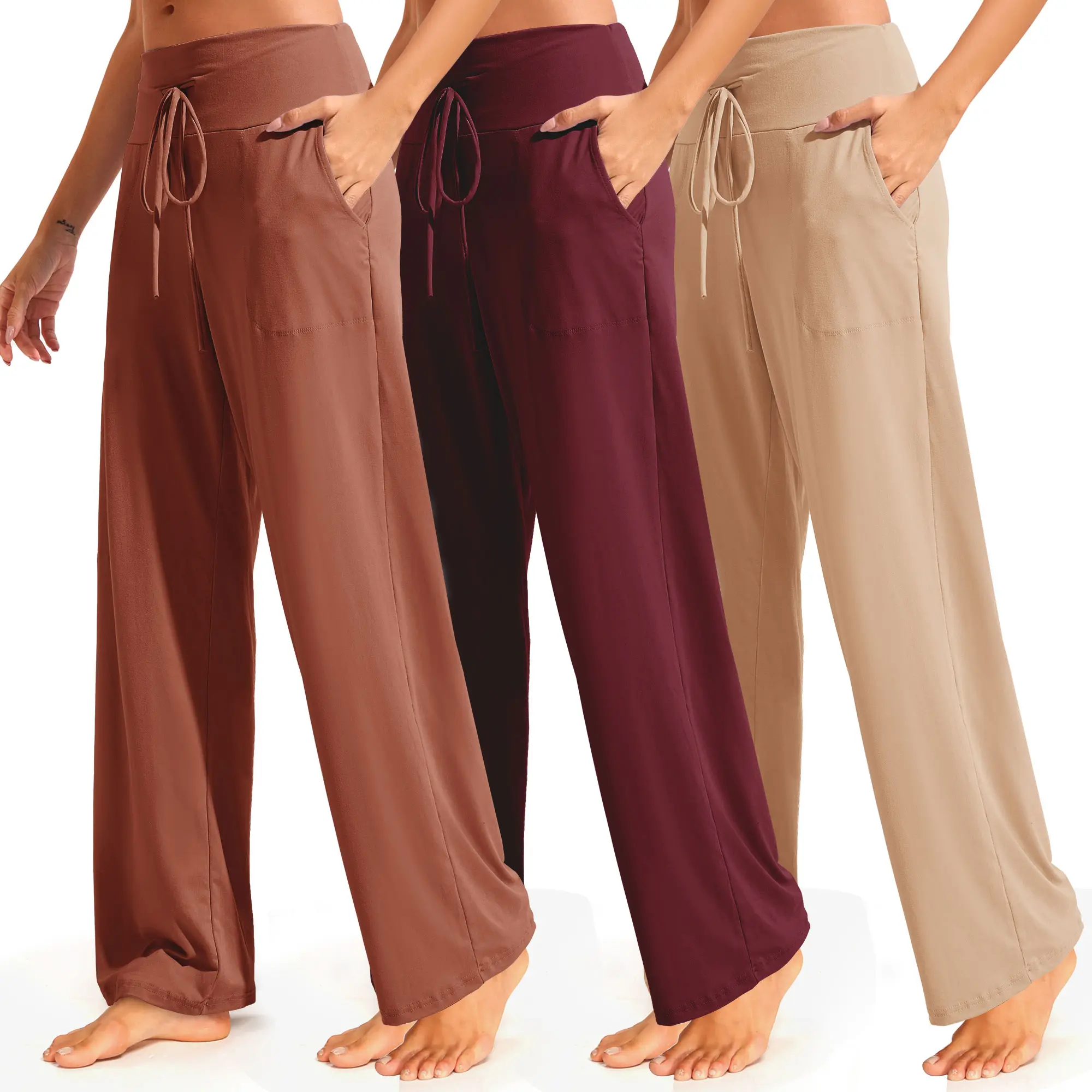 Wine Red/ Rust Red/ Apricot (2 Pockets)