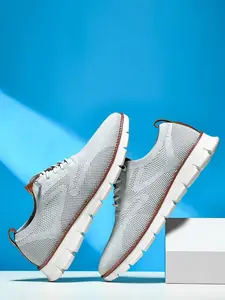 Men's Solid Color Mesh Breathable Lightweight Walking Shoes, Casual Comfortable Sports Shoes, Outdoor Walking Shoes for Men, Athletic Shoes