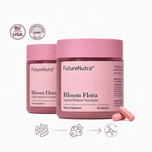 FutureNutra Professional Women's Probiotics - Juicy Feminine Intimate Health, Supports Healthy pH Balance & Fresh Scent, Intimate Comfort, Contains Cranberry, Inulin & Hyaluronic Acid - 1 Cap/Day