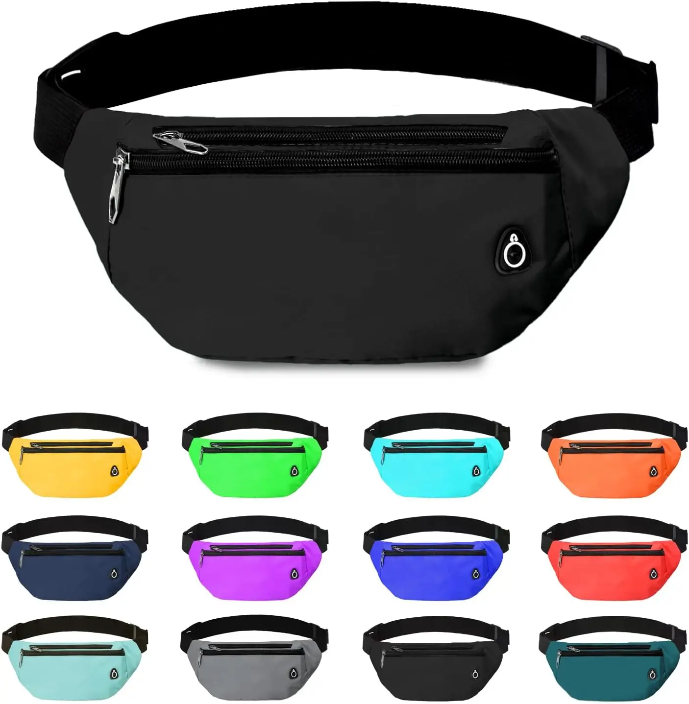 Fanny Pack for Women Men,Crossbody Fanny Pack Water Resistant   Bag Pack, Belt Bag for Travel Hiking Running