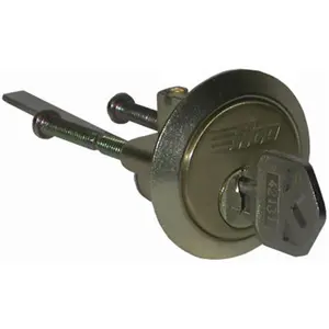 212 MAIN Kaba 605KW-04-51 Zinc Rim Replacement Cylinder, Rekeyable Kwikset Locking Mechanism Hardware Component for Security Camera & System Setups