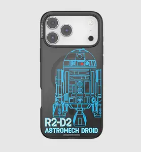 R2-D2 Special Edition MagSafe Smartphone Casing, Protective Cover for iPhone 17 Pro Max with R2-D2 Print & Drop Protection, Phone & Tech Accessories
