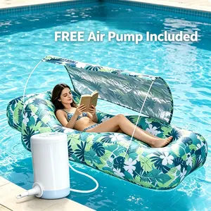 Portable Inflatable Lounger Air Sofa Bed Beach Air Sofa Quick Inflate/Deflate For Beach Camping Music Festivals Sunshade Outdoor Inflatable Bed, Water and Land Dual-use Air Sofa, Inflatable Sofa, Outdoor Lazy Bed