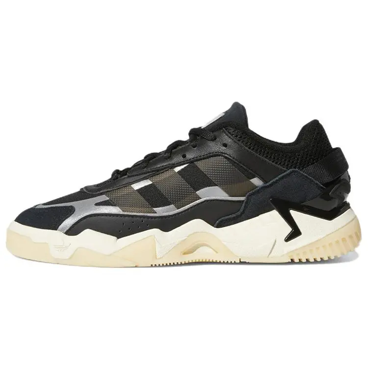Adidas Originals Niteball 2.0 Shoes Black Cream White' Durable Non-slip Low Top Women's GW0876