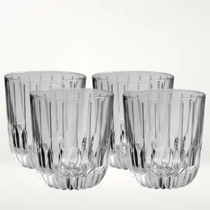 Cristal D’Arques Boulevard Double Old Fashioned Glasses | 12 oz | Excellent Condition
