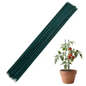 200PCS Green Bamboo Stakes – Eco Plant Support for Flowers & Climbing Plants