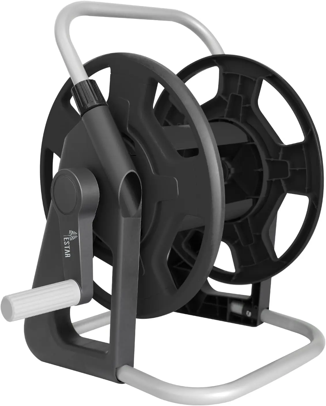 Garden Water Hose Reel Cart,Holds 50-60 Ft of 5/8 Inch Hose, Portable Hose Pipe Holder for Outside
