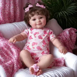 BABESIDE Lifelike Reborn Baby Dolls - 20Inch-Real Baby Feeling Realistic-Newborn Baby Girl Doll Adorable Smiling Real Life Baby Dolls with Gift Box for Kids Age 3