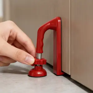 Adjustable Door Stoppers For Anti-Theft, Suitable For Hotel Safety And Living Alone, Home Security Door Blockers, Portable For Women
