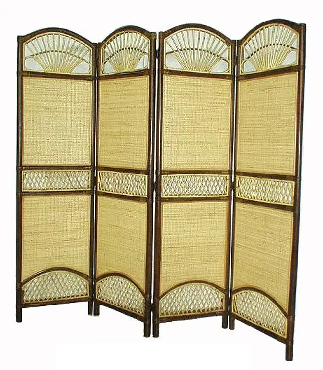D-Art Collection Rattan Room Divider