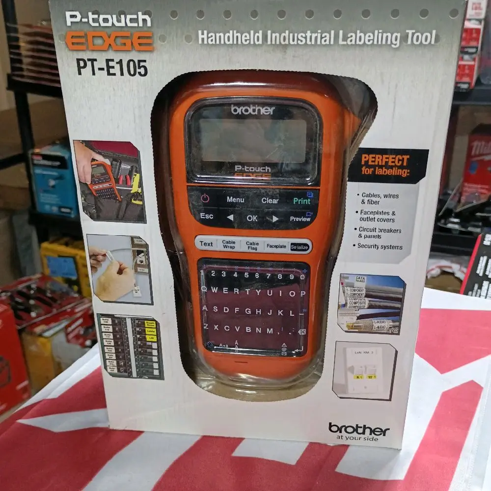 handheld industrial labeling tool by brother