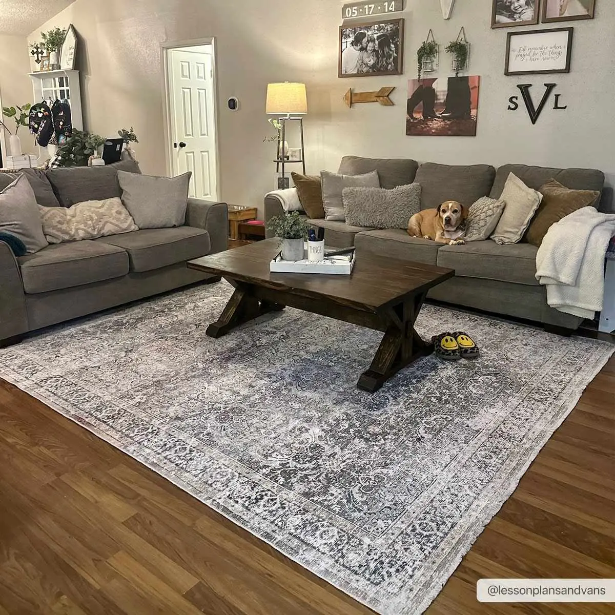Olive Holi-2304 Machine Washable Area Rug - Updated Traditional Home Decor Rug, Washable Household Textile Carpet, Machine Washable Rugs