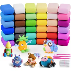 Air Dry Clay, 36 Colors Magic Foam DIY Molding Clay for Slime add ins & Slime Supplies, Easy to use, Great Gift for Kids (Packaging May Vary)