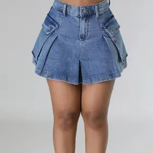 Denim Mini Skirt