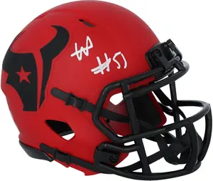 Will Anderson Jr. Houston Texans Autographed Riddell Rave Speed Mini Helmet - Fanatics Authentic Certified