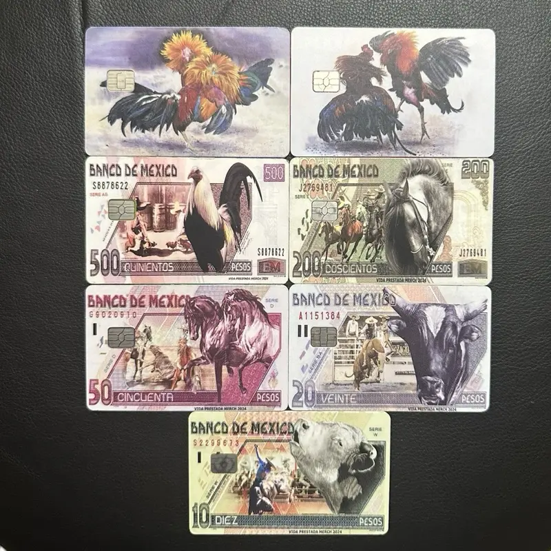 Gallo/Toro/Caballos Credit Card Skins