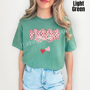 Nana Strawberry Coquette Comfort Colors T-Shirt 'NLB'