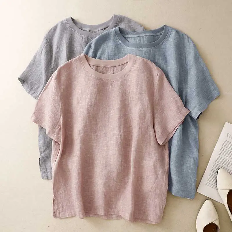 Cotton Linen Casual Top