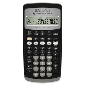 Texas Instruments IIBAPL-TBL-1L1 Ba Ii Plus Financial Calculator