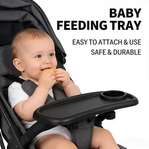 Stroller Tray Compatible with Playkids Mian Ya T6 Baby Stroller, Large Travel Trays for Kids' Carts, Essential Accessory