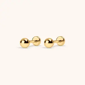 Sphere Nap Earrings, 3mm