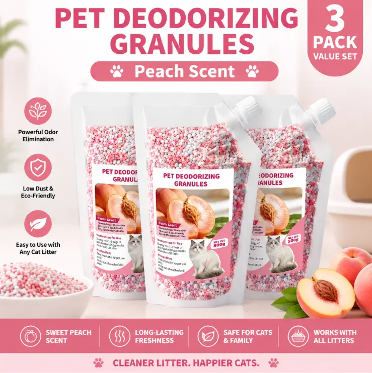 peachdeodorizationPet Urine Poop I Safe for People,Pets,Plants & Planet I Works on Grass, Gravel, Patios &Kennels